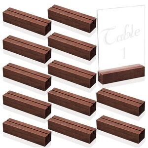 Place/Name Card Holders Wood TIDITA Acacia Wood NEW!!